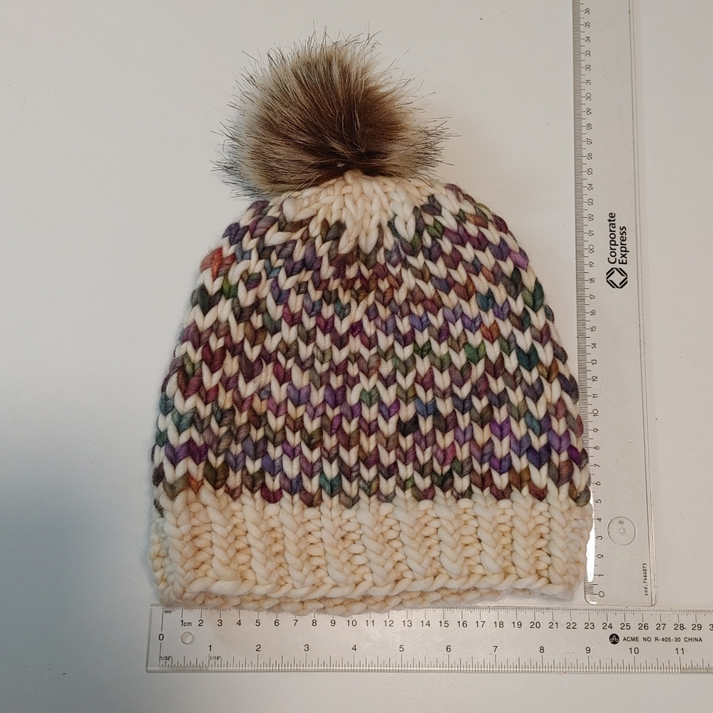Merino Wool Handmade Toque - Picture 2 of 2